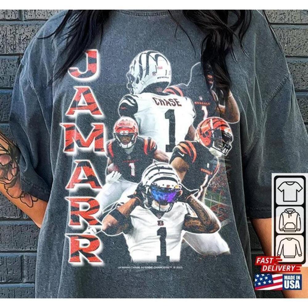 Jamarr Chase Sport Shirt Tshirt90STour 2023 Ticket Album Png Unisex